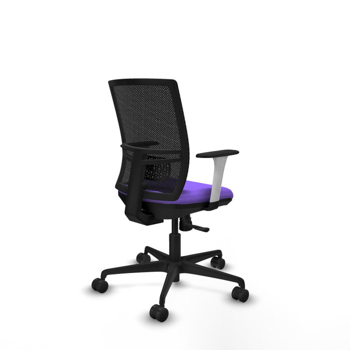 PIQUERAS Y CRESPO Silla de oficina Yunquera Lila y Negro
