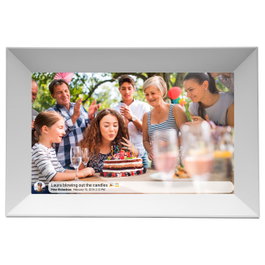 Denver Frameo PFF-1063 Blanco de 10.1 pulgadas