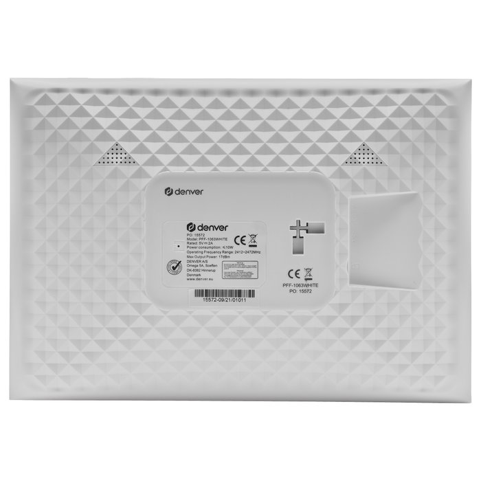 Denver Frameo PFF-1063 Blanco de 10.1 pulgadas