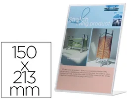 Q-connect Expositor sobremesa metacrilato 150x213 mm