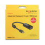 DeLOCK Adaptador de mini DisplayPort 1.2 a HDMI 4K Negro