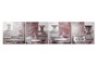 DKD Home Decor Cuadro Lienzo MDF 80x80 Jarrones Surtido de 4