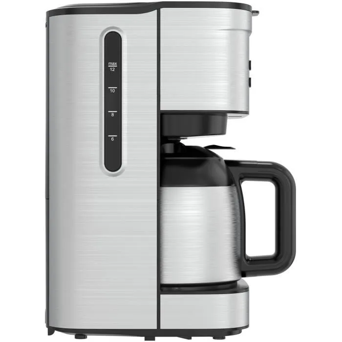 Continental Edison CF12TIXTH Cafetera de Filtro, 1.2 Litros, Jarra Isotérmica