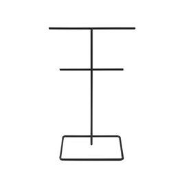 Aberto Design TK-004-B Organizador de Joyero de Metal Negro 15x30cm Elegante y Duradero
