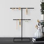 Aberto Design TK-004-B Organizador de Joyero de Metal Negro 15x30cm Elegante y Duradero