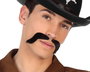 Bigote Negro Estilo Vaquero Para Disfraz Del Oeste Lejano Accesorio Adulto