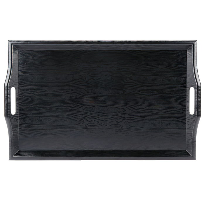 G.E.T - RST-2517-1-BK - Bandeja Room Service - 63,5 x 40,6 cm - Plástico SAN - Negro G.E.T - RST-2517-1-BK - Bandeja Room Service - 63,5 x 40,6 cm - Plástico SAN - Negro