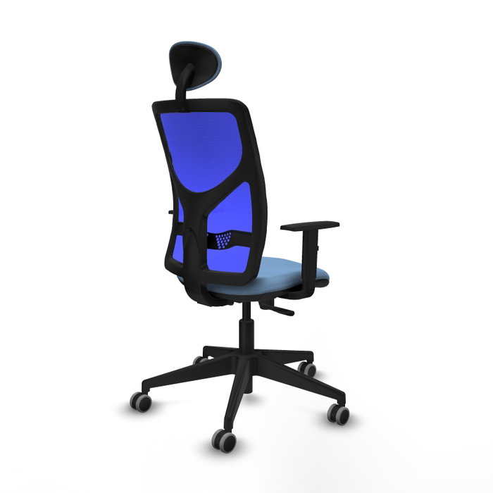 PIQUERAS Y CRESPO Silla de oficina Motilla con Mecanismo Sincro Azul PIQUERAS Y CRESPO Silla de oficina Motilla con Mecanismo Sincro Azul