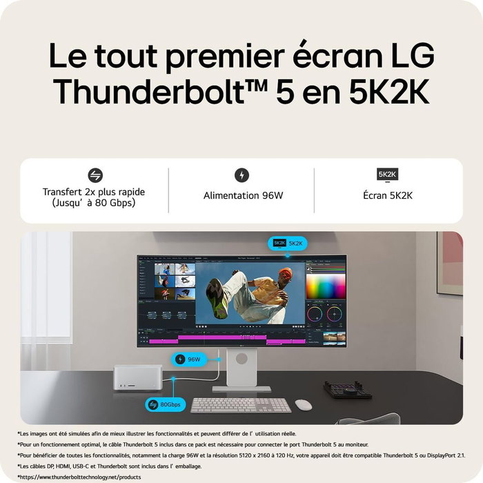 LG 40U990A-W Monitor UltraWide Curvo 40 Pulgadas 5K2K Nano IPS Blanco
