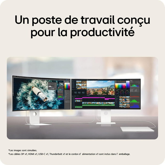 LG 40U990A-W Monitor UltraWide Curvo 40 Pulgadas 5K2K Nano IPS Blanco