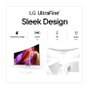 LG UltraFine 40U990A-W 5K2K Nano IPS Black Curvo Blanco