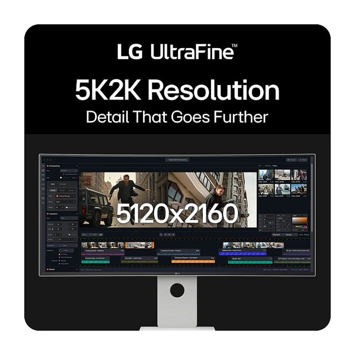 LG UltraFine 40U990A-W 5K2K Nano IPS Black Curvo Blanco LG UltraFine 40U990A-W 5K2K Nano IPS Black Curvo Blanco