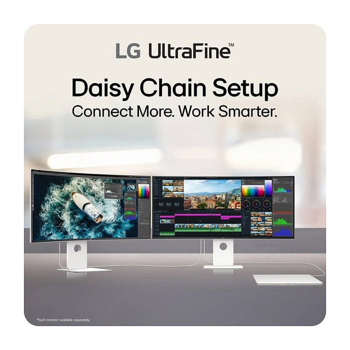 LG UltraFine 40U990A-W 5K2K Nano IPS Black Curvo Blanco LG UltraFine 40U990A-W 5K2K Nano IPS Black Curvo Blanco