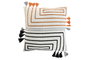 DKD Home Decor Cojín Urban Cushions ch1c25 Blanco Negro 8 x 45 x 45 cm (2 Unidades)