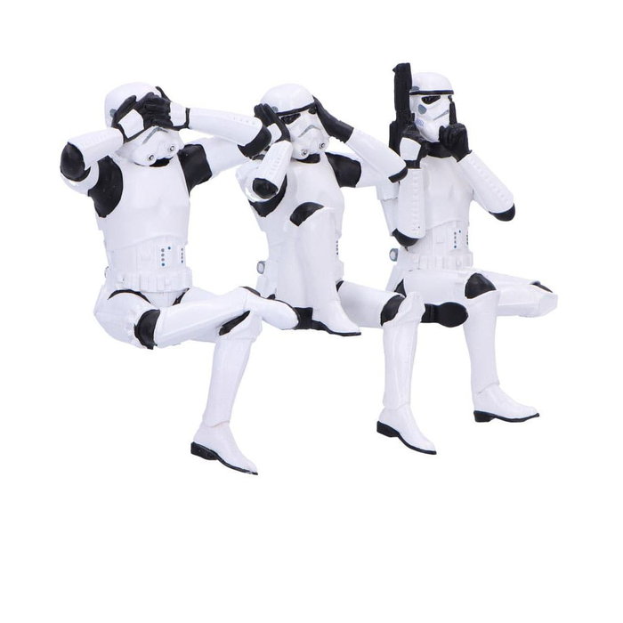Nemesis Now Stormtrooper Three Wise Sitting Stormtroopers 11 cm