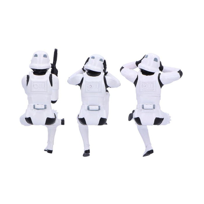Nemesis Now Stormtrooper Three Wise Sitting Stormtroopers 11 cm