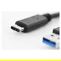 Digitus Cable de conexión USB 3.2 Gen 1 (USB-C a USB-A), Macho/Macho, Longitud 1 m, Color Negro