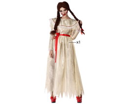 Atosa Disfraz Muñeca Porcelana Vestido Adulto XS-S