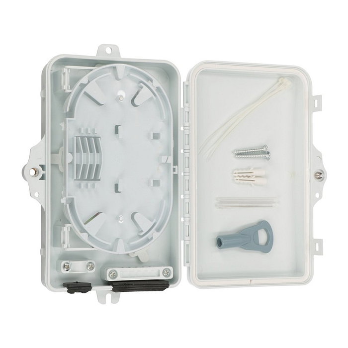 Extralink ALICE Caja de distribución de fibra óptica 2 núcleos Gris