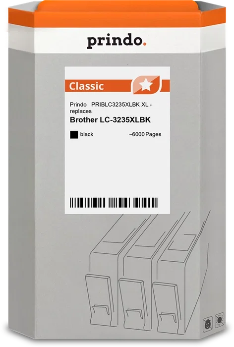 Prindo Cartucho de tinta negro PRIBLC3235XLBK Classic XL Prindo Cartucho de tinta negro PRIBLC3235XLBK Classic XL