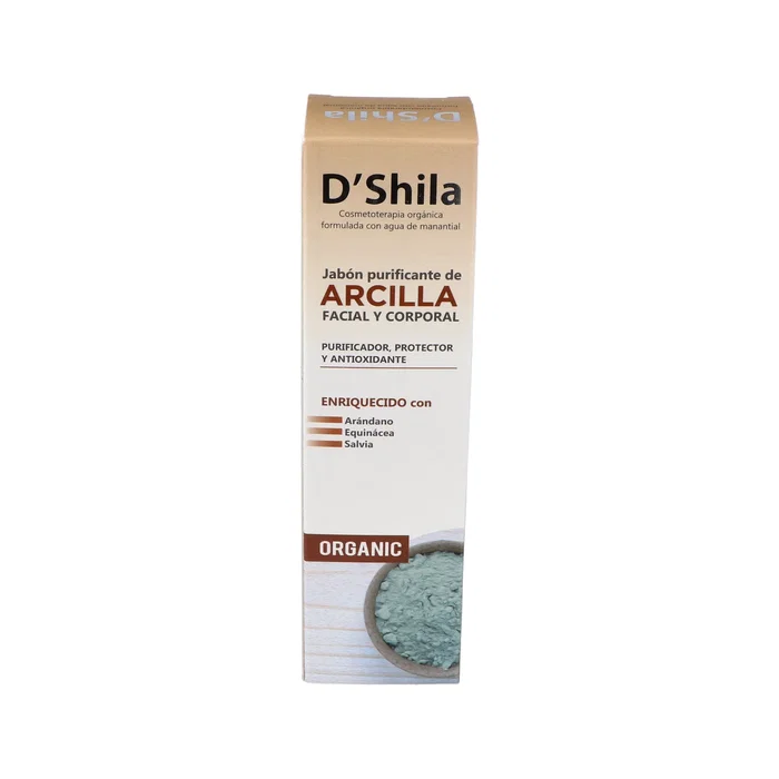 DSHILA Jabón Purificante de Arcilla Facial y Corporal 250ml DSHILA Jabón Purificante de Arcilla Facial y Corporal 250ml
