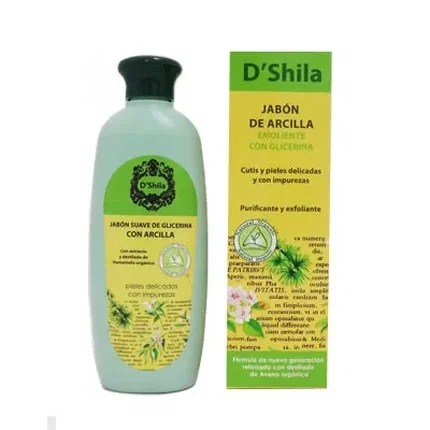 DSHILA Jabón Purificante de Arcilla Facial y Corporal 250ml DSHILA Jabón Purificante de Arcilla Facial y Corporal 250ml