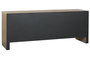 DKD Home Decor Mueble TV Abeto Metal Marrón 140x38x56