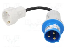 SEZ DK Adaptador de Transición IEC 60309 16A 230VAC 3 Pines