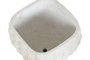 DKD Home Decor Macetero de Fibra Arcilla Desgastado Crudo 32x32x40