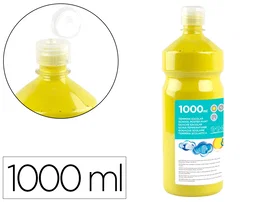 Liderpapel Témpera líquida escolar amarillo limón 1000 ml