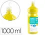 Liderpapel Témpera líquida escolar amarillo limón 1000 ml