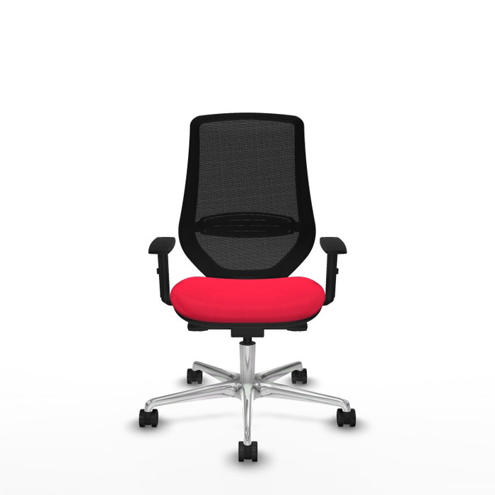 PIQUERAS Y CRESPO Silla de oficina Mardos con mecanismo Sincro/Traslack Rojo y Negro PIQUERAS Y CRESPO Silla de oficina Mardos con mecanismo Sincro/Traslack Rojo y Negro