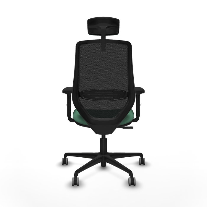 PIQUERAS Y CRESPO Silla de oficina Mardos Verde esmeralda y Negro