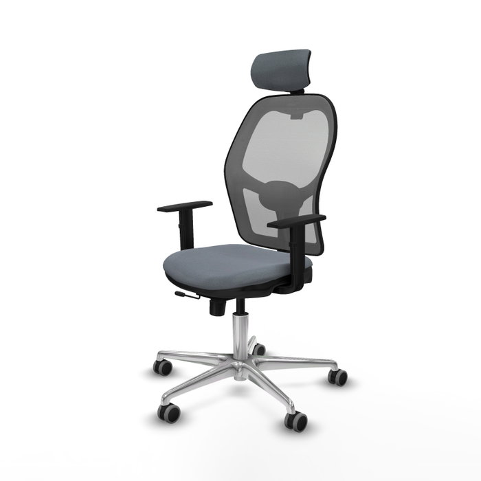 PIQUERAS Y CRESPO Silla de oficina Jorquera Gris con Mecanismo Sincro/Traslack PIQUERAS Y CRESPO Silla de oficina Jorquera Gris con Mecanismo Sincro/Traslack