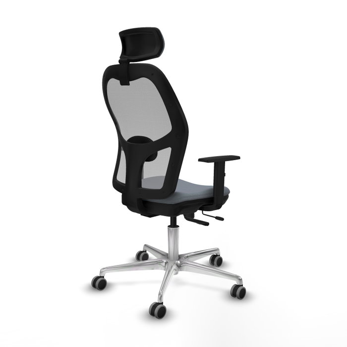 PIQUERAS Y CRESPO Silla de oficina Jorquera Gris con Mecanismo Sincro/Traslack PIQUERAS Y CRESPO Silla de oficina Jorquera Gris con Mecanismo Sincro/Traslack