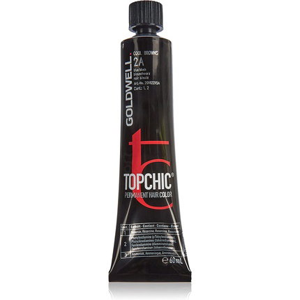 Goldwell TOPCHIC Tinte permanente para el cabello 2A Blue Black 60 ml