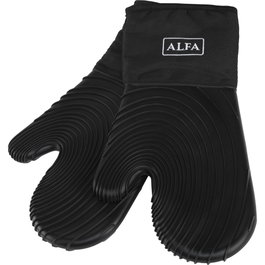 Alfa Guantes de horno Alfa Forni negro