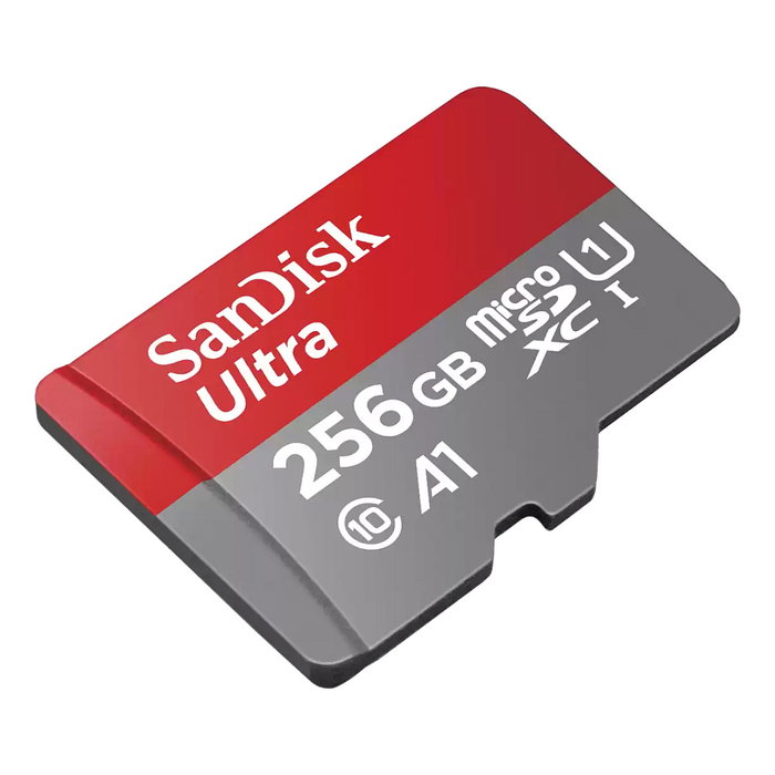Sandisk ultra tarjeta de memoria flash (adaptador microsdxc a sd incluido) 256gb a1 / uhs class 1 / class10 microsdxc uhs-i