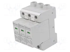 FINDER Limitador de sobretensiones Tipo 2 de 3 polos y 15kA