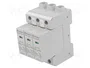 FINDER Limitador de sobretensiones Tipo 2 de 3 polos y 15kA
