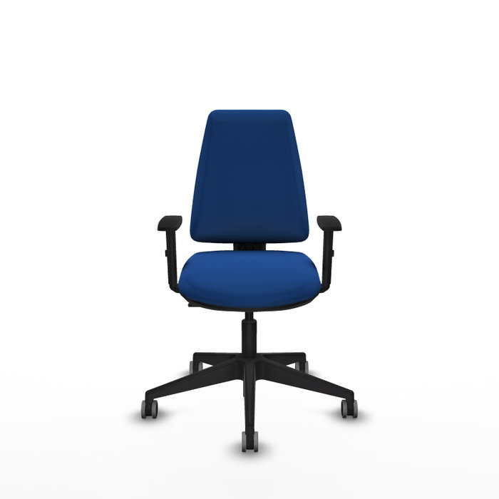 PIQUERAS Y CRESPO Silla de oficina Elche Azul con mecanismo Contacto permanente básico