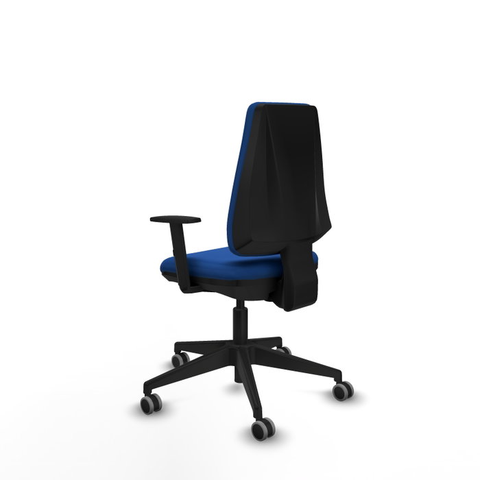 PIQUERAS Y CRESPO Silla de oficina Elche Azul con mecanismo Contacto permanente básico
