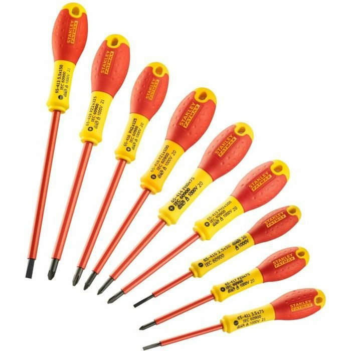 Stanley Juego de 10 Destornilladores FATMAX Aislados 1000V Stanley Juego de 10 Destornilladores FATMAX Aislados 1000V
