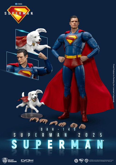 Superman (2025) Figura Superman & Krypto 21 cm Superman (2025) Figura Superman & Krypto 21 cm