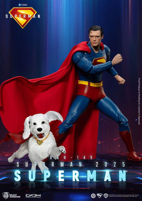 Superman (2025) Figura Superman & Krypto 21 cm Superman (2025) Figura Superman & Krypto 21 cm