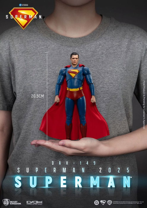 Superman (2025) Figura Superman & Krypto 21 cm Superman (2025) Figura Superman & Krypto 21 cm