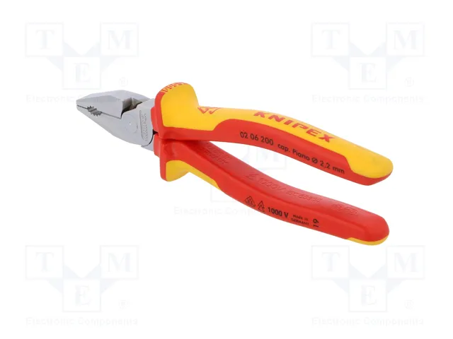 KNIPEX Alicates universales con aislamiento, 200 mm KNIPEX Alicates universales con aislamiento, 200 mm
