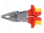 KNIPEX Alicates universales con aislamiento, 200 mm