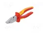 KNIPEX Alicates universales con aislamiento, 200 mm