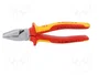 KNIPEX Alicates universales con aislamiento, 200 mm